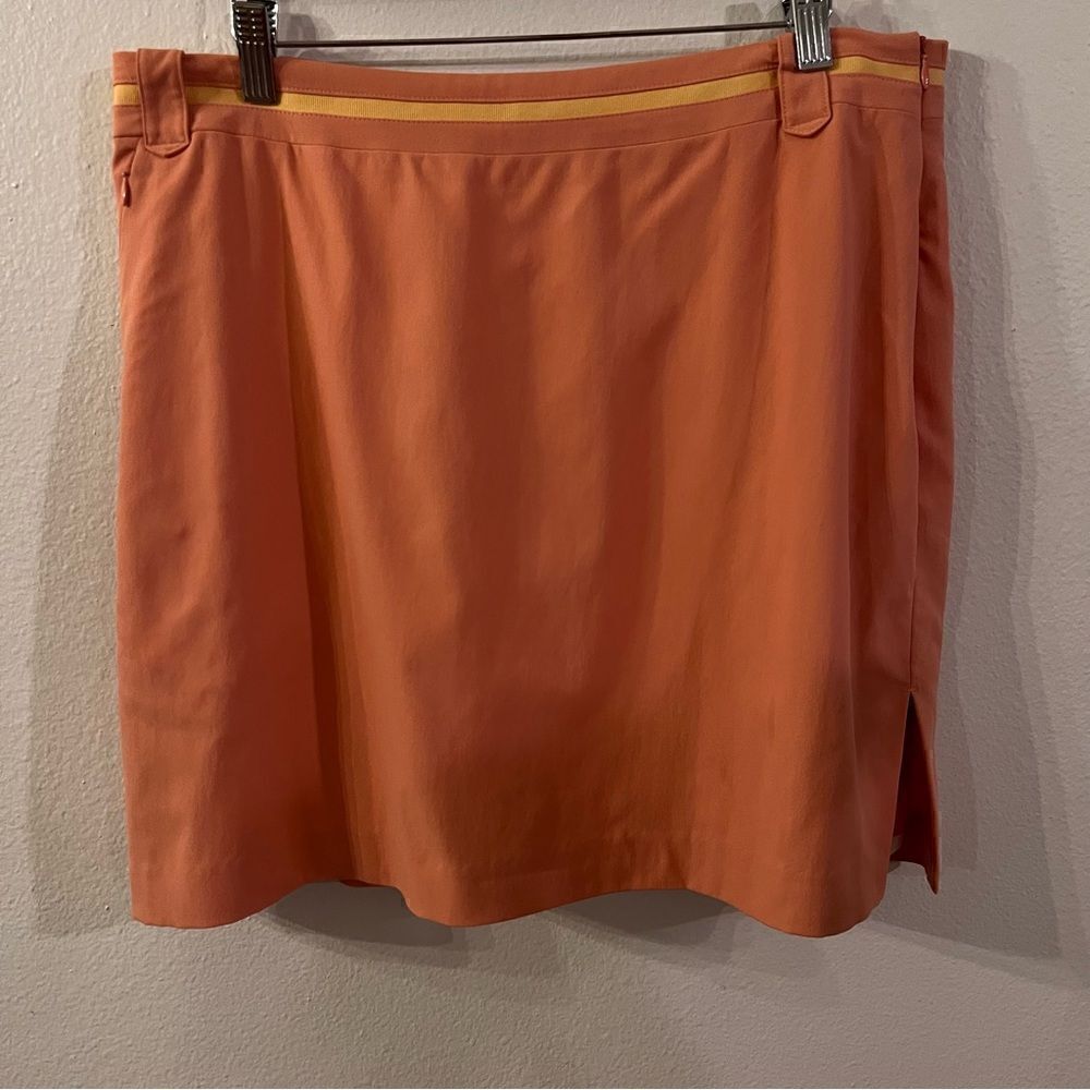 Tehama by Nancy Haley Skort Size 12 Cantaloupe Color Golf Pickleball Tennis